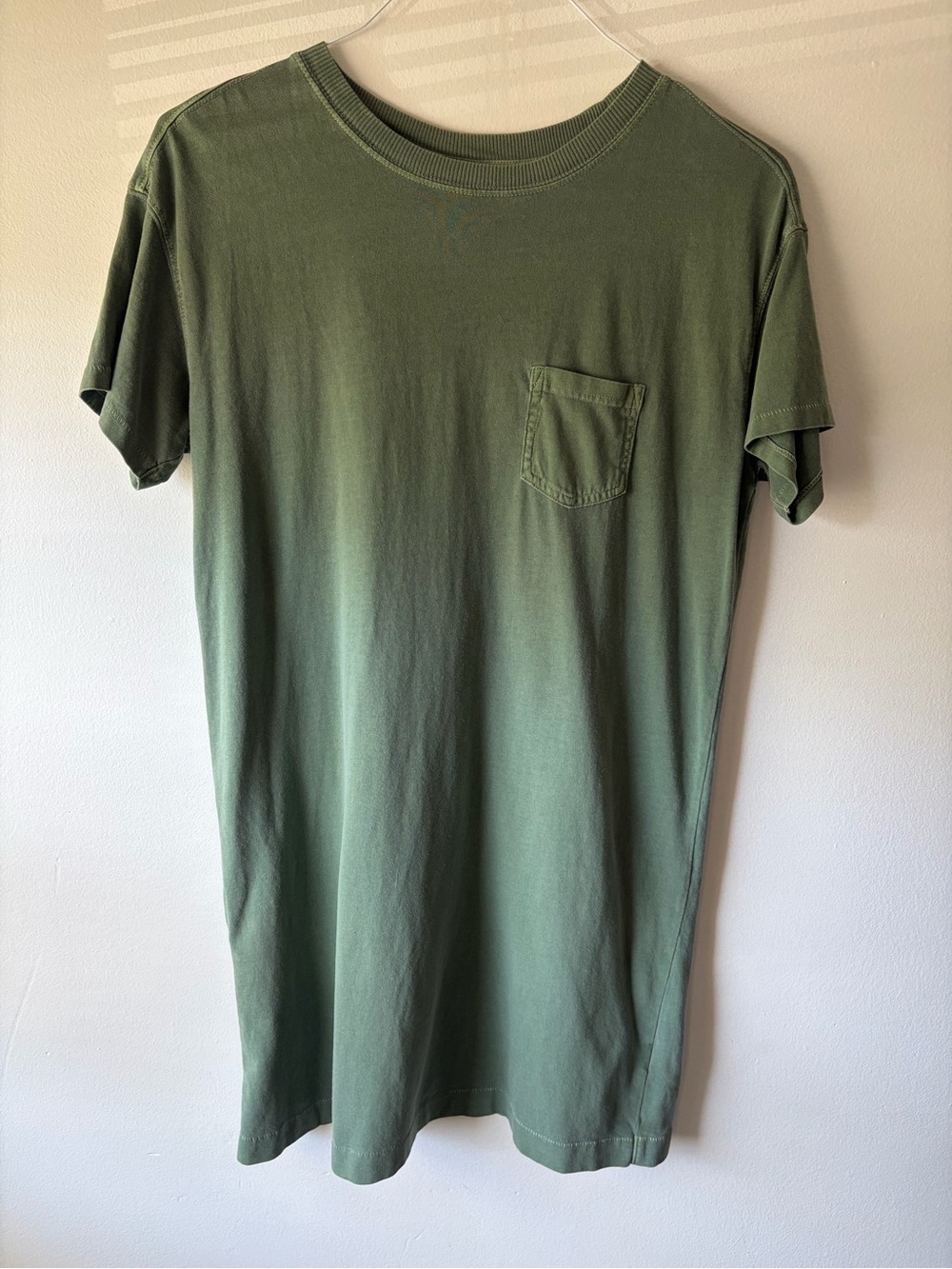 Old Navy Olive Green Short Sleeve T-Shirt Dress Size XS